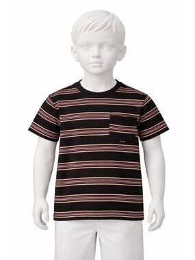 NWT Boys Casual Striped Tee with Short Sleeves - Size 10-12 Husky